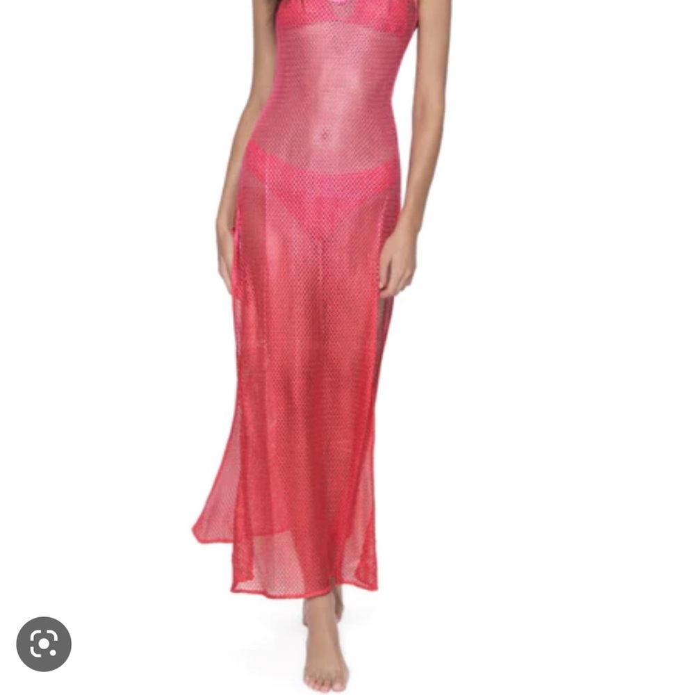 PQ swim Alana Long Mesh Coverup
